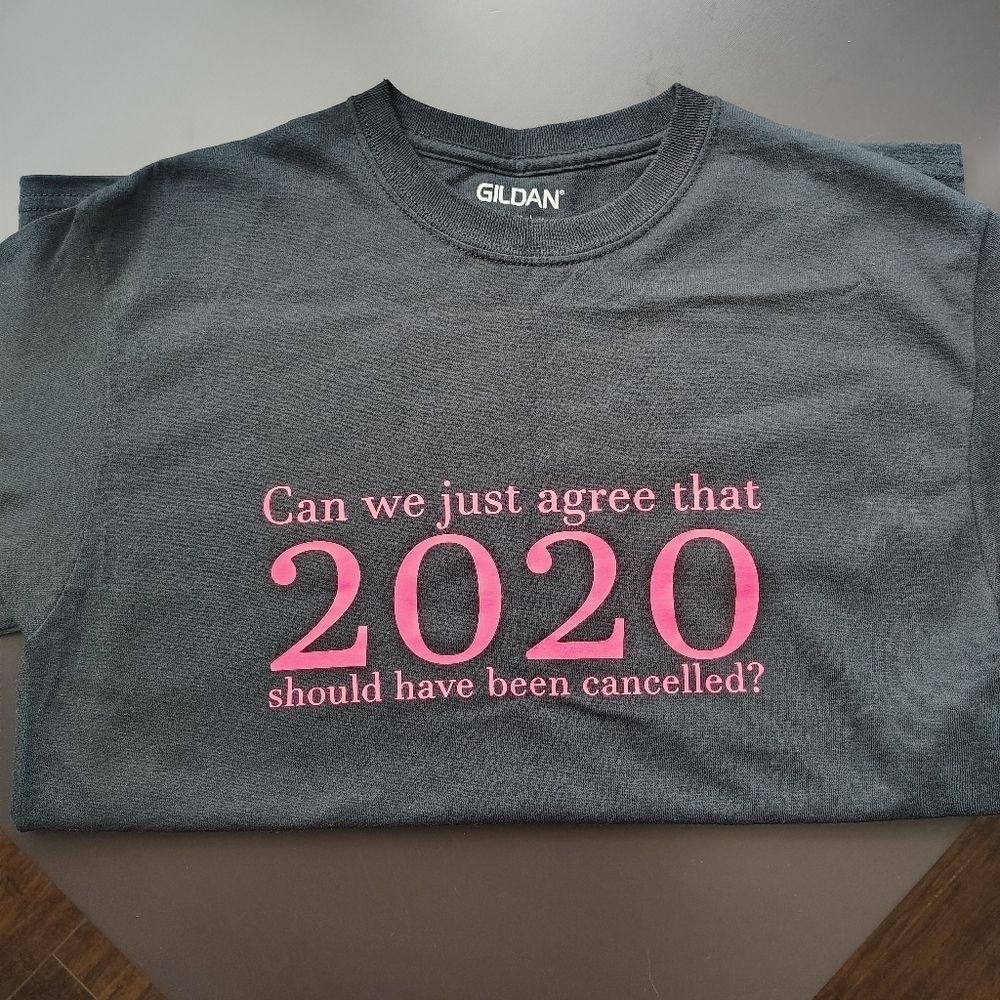 Gildan Black 2020 New T-Shirt Medium - Picture 2 of 3